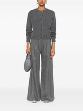Fabiana Filippi Grey Wool-Blend Silk cardigan  Grey