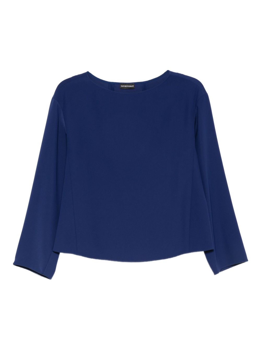 Emporio Armani BoatNeck Top Blue