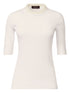 Fabiana Filippi Ribbed Cotton Short Sleeve Top White White