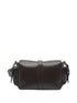 Hogan Pre Small Leather Flap Crossbody Bag Brown