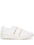 Valentino Garavani Rockstud Untitled Leather Sneakers White
