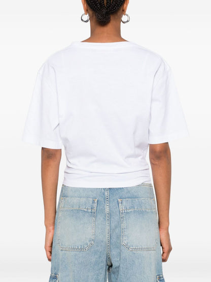 Dsquared2 Logo Graphic Cotton T-Shirt White