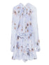 Zimmermann Floral-Print Ruffled Hem Jumpsuit Lilac