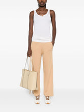 Elisabetta Franchi Wool Blend Sleeveless Scoop Neck Tank Top Ivory ivory
