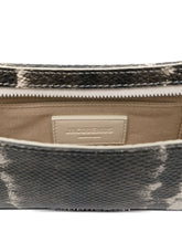 Jacquemus The Bisou Perle Ball-Embellished Curved Leather Shoulder Bag Beige