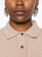 Jacquemus La Maille Vareuse Wool-Cashmere Polo Shirt Beige Beige
