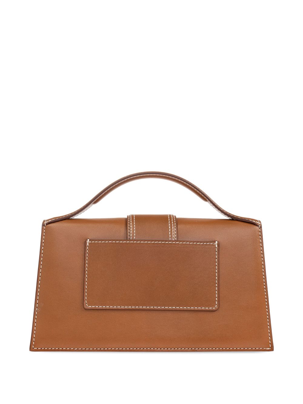Jacquemus The Big Bambino Top-Handle Calf Leather Bag Leather Brown