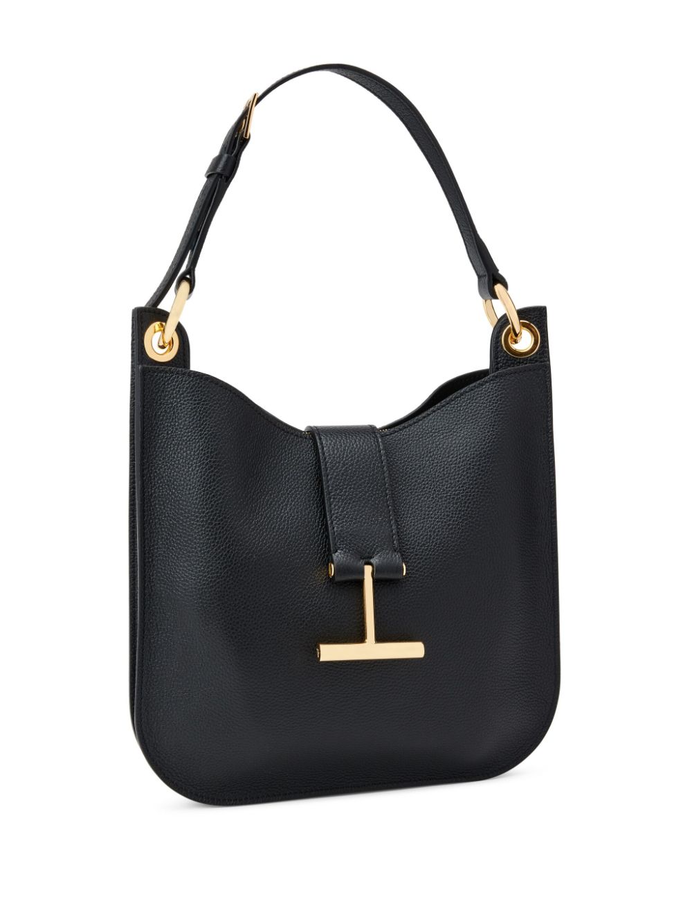 Tom Ford Small Tara leather tote bag black