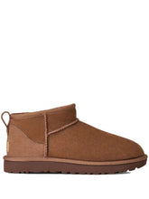 Ugg Australia Classic Ultra Mini Shearling Suede Boots Brown