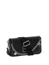 Marc Jacobs The Mini Embossed Logo Chain Shoulder Bag Black