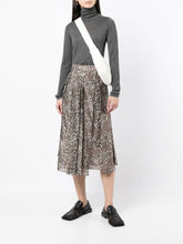 Brunello Cucinelli Cashmere Silk Speckled Knit Turtleneck Sweater Grey