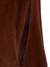 Herno Faux Fur Zip-Up Hooded Brown Coat Brown