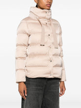 Herno Chantilly Beige Padded Goose Down Coat Powder
