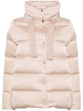 Herno Chantilly Beige Padded Goose Down Coat Powder