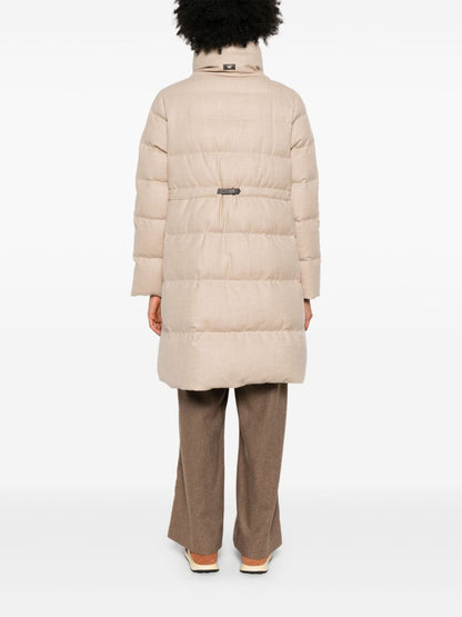 Herno Powder Wool-Blend Coat Powder