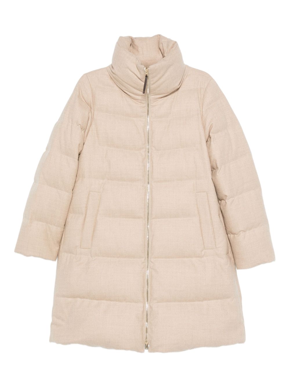 Herno Powder Wool-Blend Coat Powder
