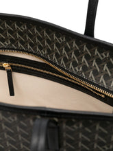 Tory Burch Ever-Ready Basket-Weave Tote with Zip Black