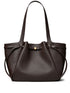 Tory Burch Romy Leather Shopper Tote Brown