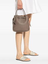 Tory Burch Romy Leather Tote Bag Light Brown