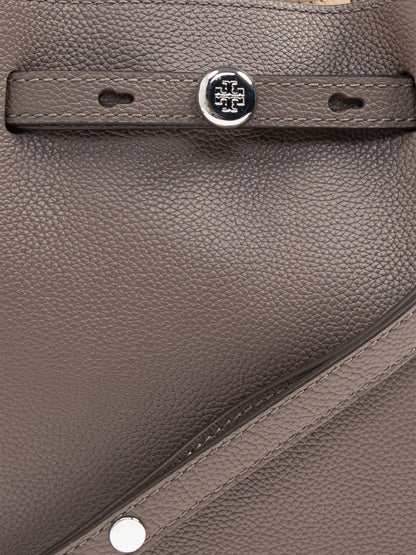 Tory Burch Romy Leather Tote Bag Light Brown