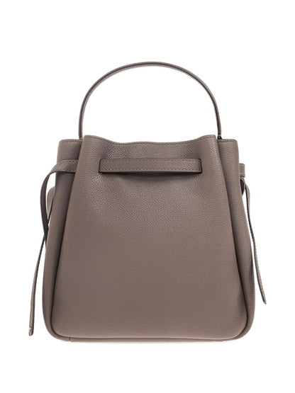 Tory Burch Romy Leather Tote Bag Light Brown