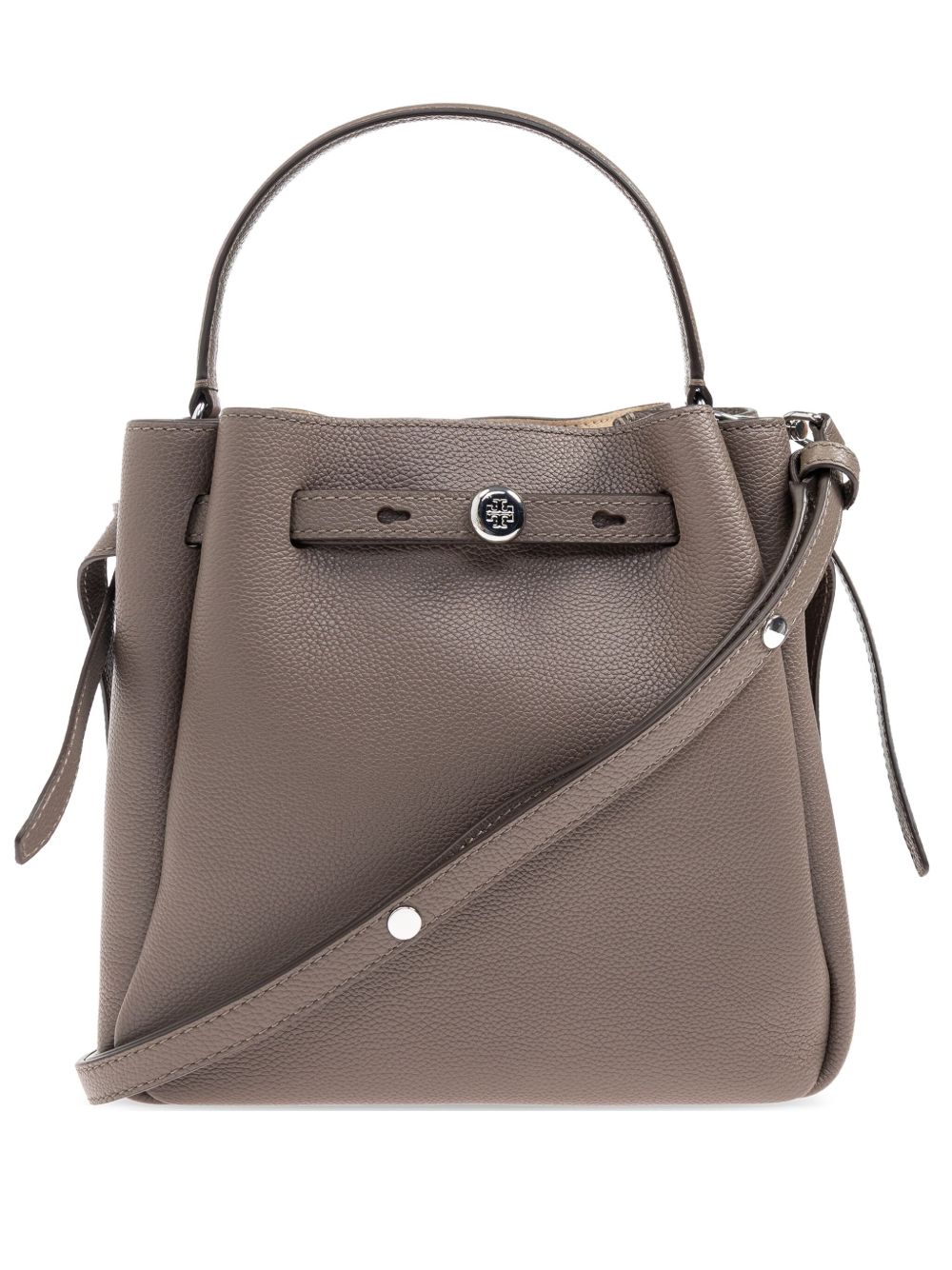 Tory Burch Romy Leather Tote Bag Light Brown