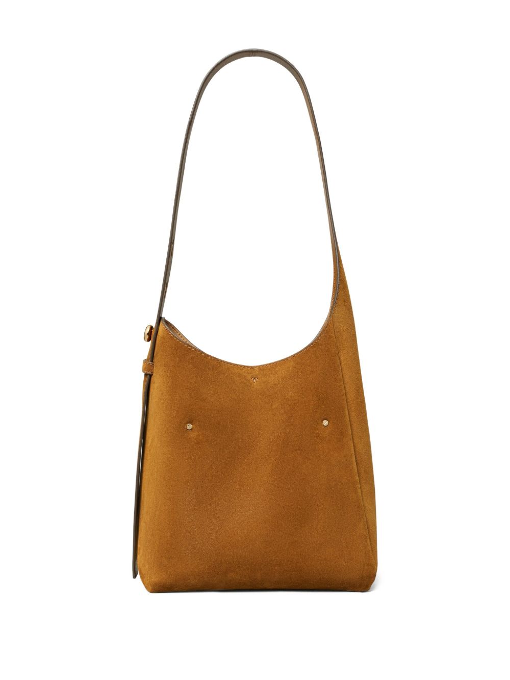 Tory Burch Romy Suede Leather Hobo Bag Leather Brown
