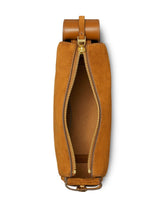 Tory Burch Romy Suede Shoulder Bag in Leather Brown