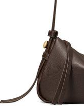 Tory Burch Romy Small Pebbled-Leather Shoulder Bag Brown