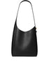 Tory Burch Romy Small Leather Hobo Bag Black