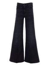 Mother Wide-Leg High Waist Denim Jeans Blue