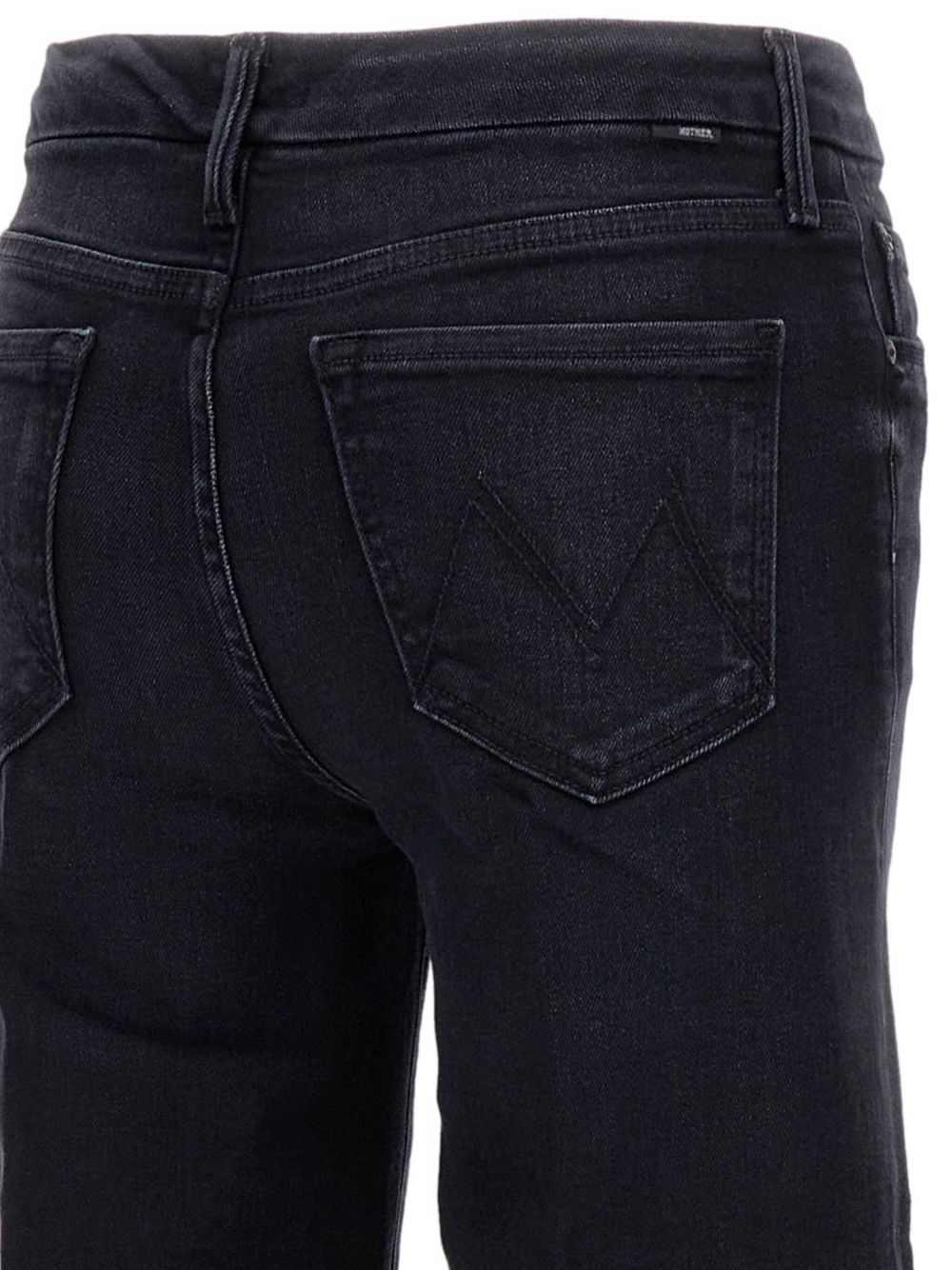 Mother Wide-Leg High Waist Denim Jeans Blue