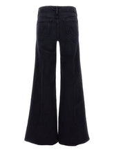 Mother Wide-Leg High Waist Denim Jeans Blue