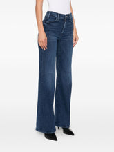 Mother The Hustler Roller Sneak Wide-Leg Jeans Blue