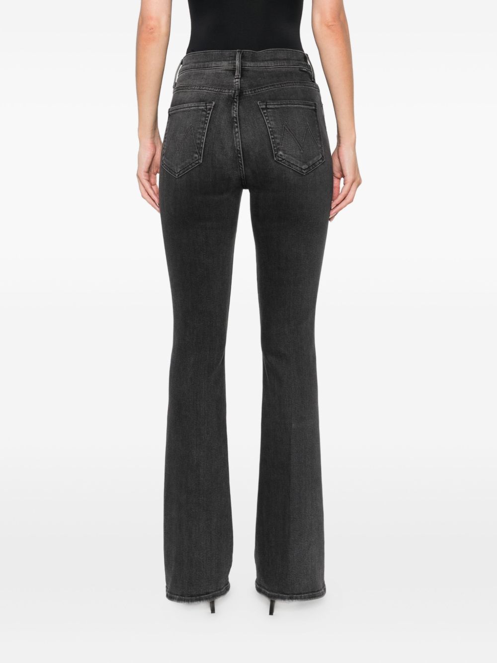 Mother The Weekender Grey Cotton-Blend Jeans Grey