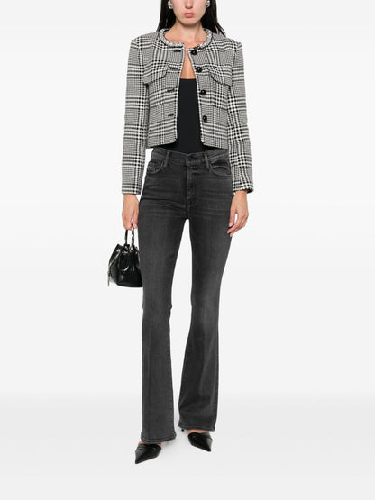 Mother The Weekender Grey Cotton-Blend Jeans Grey