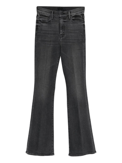 Mother The Weekender Grey Cotton-Blend Jeans Grey
