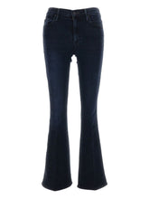 Mother The Weekender Silk-Nylon Blend Flared Jeans Blue blue