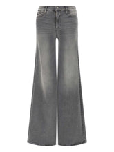 Mother The Twister Heel Grey Silk-Nylon Jeans grey