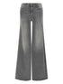 Mother The Twister Heel Grey Silk-Nylon Jeans grey