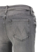 Mother The Twister Heel Grey Silk-Nylon Jeans grey