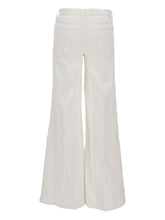 Mother The Twister Sneak Silk & Nylon White Jeans White