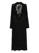 Norma Kamali Silk Single Breasted Coat Black
