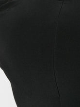 Norma Kamali Silk-Blend Turtleneck Sweater Black