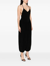 Norma Kamali Halterneck Sleeveless Long Jumpsuit Black black