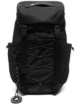 Adidas By Stella McCartney Logo-Print Recycled Polyester Backpack Black