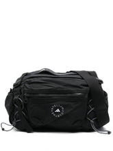 Adidas By Stella McCartney Multisport Logo Silk & Nylon Belt Bag Black