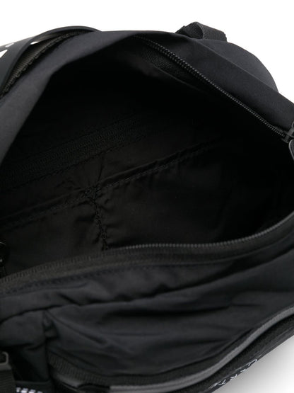 Adidas By Stella McCartney Multisport Logo Silk &amp; Nylon Belt Bag Black