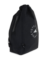 Adidas By Stella McCartney Logo-print backpack BLACK