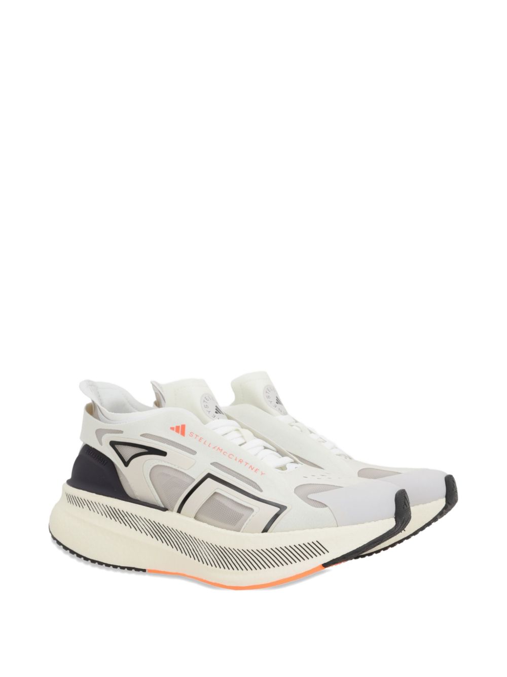 Adidas By Stella McCartney Ultraboost 5 mesh and rubber sneakers ivory Ivory